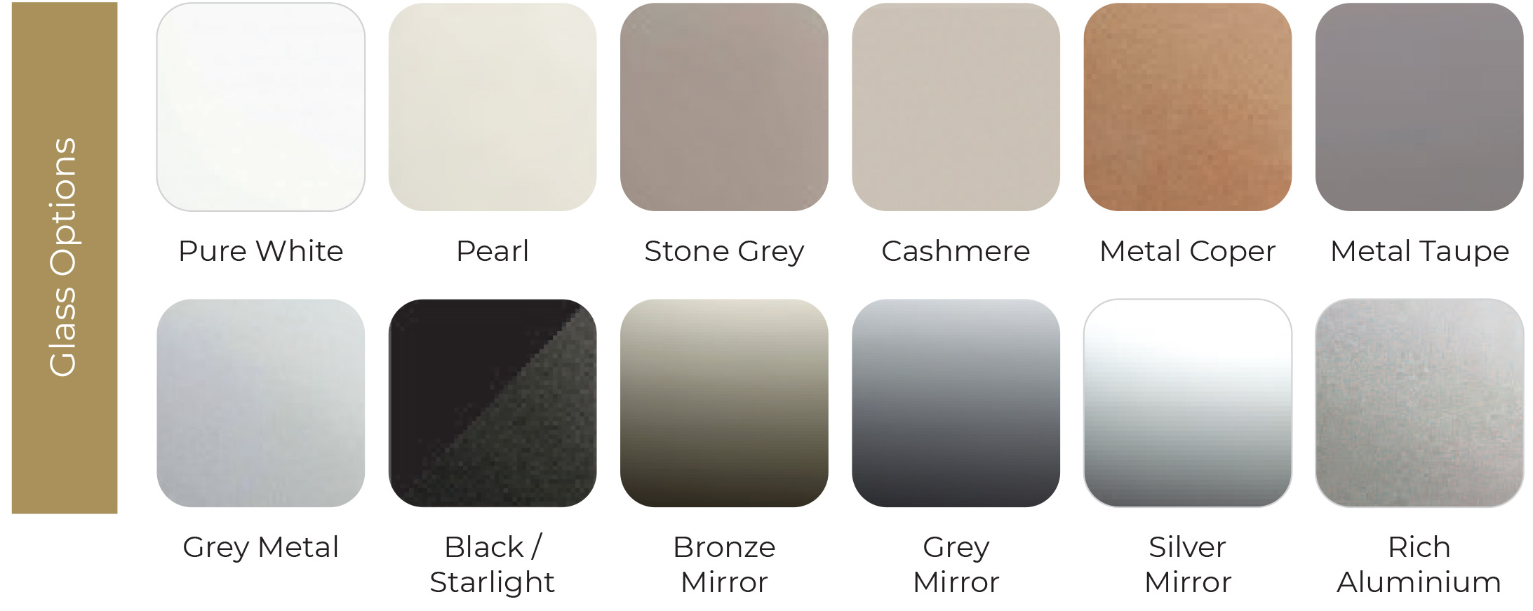 Oxford Style Wardrobes Glass Options