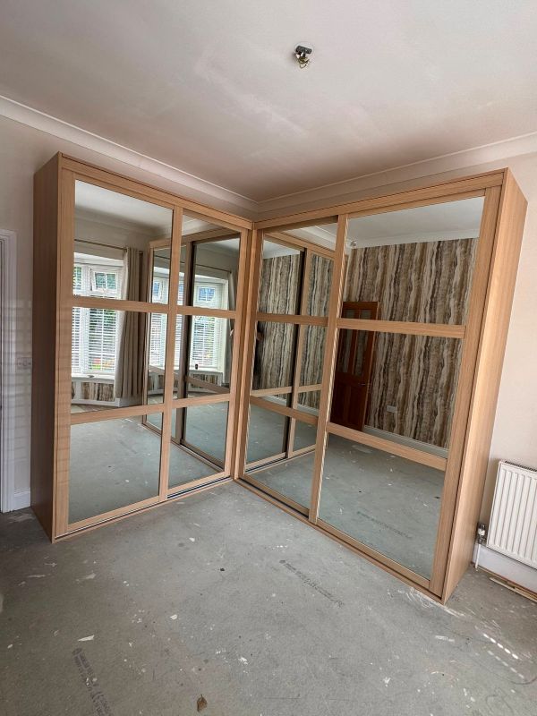 Chris Ford Sliding Door Wardrobe installations in Durham-Oxford Style Wardrobe
